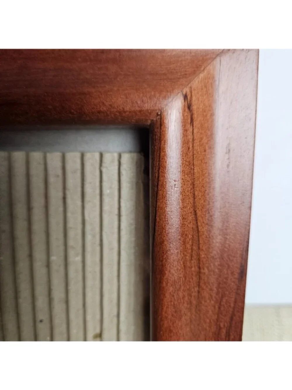 Wood Picture Frame 5x7 Tabletop Easel Back Minimalist Classic Warm Decor
